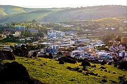 Pemandangan panorama Mbabane