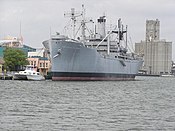 O SS American Victory, actualmente un barco museo.