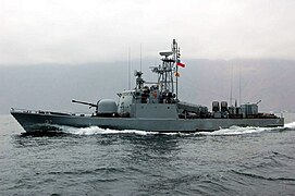 A fast attack craft of the Chilean Navy