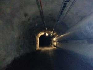 Tunnelsträcka.