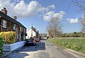 Watling Street in Wall, which used to run through Letocetum; the ruins of Letocetum are directly to the east of this stretch of Watling Street