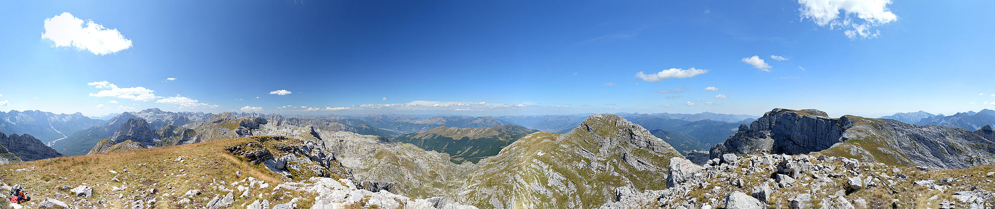 360° panoramický výhled z vrcholu Zla Kolata