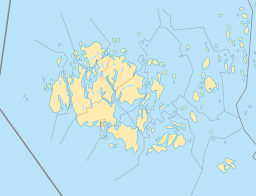 Byns läge på Åland.