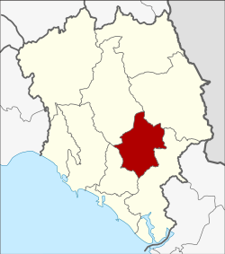 District location in Chanthaburi province