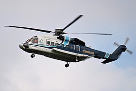 Un Sikorsky S-92A de :Cougar Helicopters (en), similaire à celui impliqué dans l'accident.