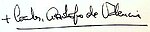 Signature de Carlos Osoro Serra