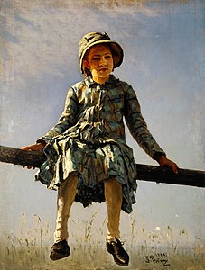 Semeya de la fía del artista (1884)