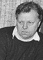 Jan Dibbets op 2 april 1986 (Foto: Roland Gerrits) geboren op 9 mei 1941