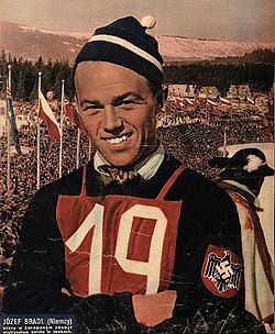 Sepp Bradl 1939-ben Zakopanéban