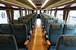 「九州横断特急」塗色車 キハ185-6 車内