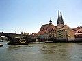 Old Stone Bridge and Cathedral of Regensburg