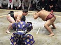 明治神宮例祭奉祝 奉納70回全日本力士選士権大会 相手は日馬富士関（2011年10月3日撮影）