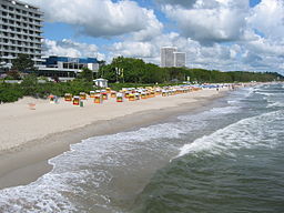 Timmendorfer Strands badstrand.