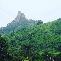 The "Dent de Ment" (Teeth of Man) rock