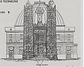 Projet refusé de Zachariewicz - Façade ouest