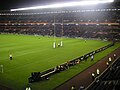 Halbzeit in dem Spiel der schottischen Nationalmannschaft bei der Rugby-Union-Weltmeisterschaft 2007 gegen Rumänien (42:0) am 18. September 2007.