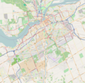 Mapa města Ottawa