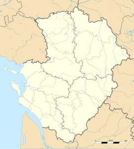 Polignac trên bản đồ Poitou-Charentes