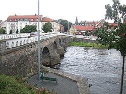 Tullbron over åen Ätran i Falkenberg