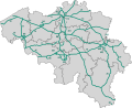 Thumbnail for List of motorways in Belgium