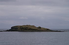 Vue de l'île, le 25 février 2007.