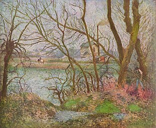 Bords de l'Oise, près de Pontoise, temps gris, 1878 musée d'Orsay, Paris