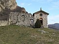 Frontal del castillo en Vercurago.