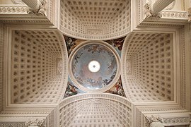 Interior de la cúpula de la capilla