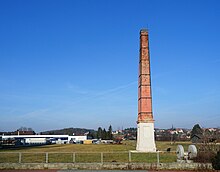 Turm der ehemaligen Tonwarenfabrik in Stoob