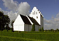 Indslev Kirke set fra nordøst