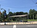 New landscaping at the station in 2019