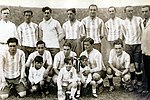 La sélection à la Copa America 1929.