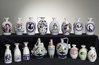 Fiaschi di ceramica faentina