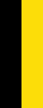 Flag black yellow 2x5.svg