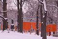 The Gates sota la neu, Central Park (2005)