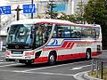 観光貸切塗装（仙台宮城営業所所属車両） 日野・セレガ PKG-RU1ESAA 盛岡営業所より転属したため、同じ番号を宮城ナンバーで再登録している。