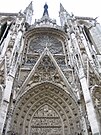 Portale della Calenda della cattedrale di Rouen: ghimberghe su vari livelli[2]