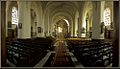 The interior of the church