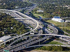 Skrzyżowanie I-10 z I-45 w Houston