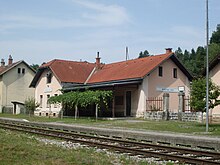 Railway halt in Birčna Vas