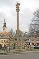 Marien plague column on Žamberk`s square