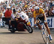 Miguel Indurain, bost Frantziako Tourren irabazlea.