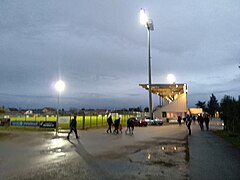 Soir de match au stade de la Montée Rouge en 2020.