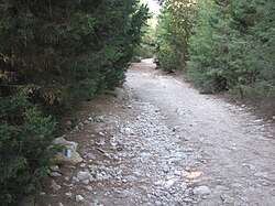 Turistická stezka podél Nachal Chejk