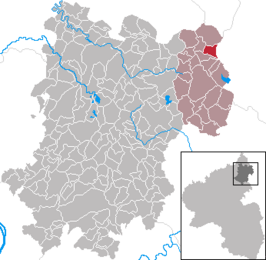 Kaart van Willingen (Westerwald)