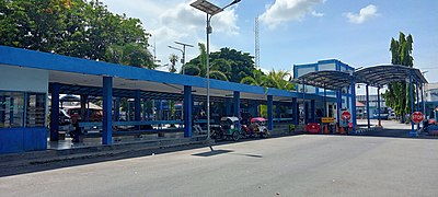 Area tunggu penumpang MPU