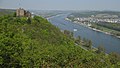 Bad Breisig, Blick auf Burg Rheineck und Bad Hönningen