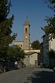 Il campanile della parrocchiale di Schieti