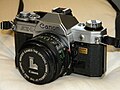 Canon AE-1 with lens cap of the 1980 Olympic Winter Games