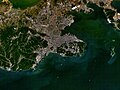 Satellitenbild von Dalian